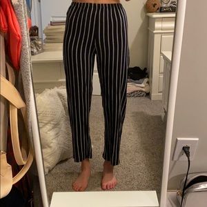 Brandy Melville striped flowy pants